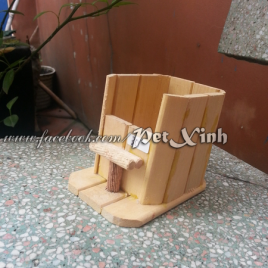 Nhà tắm Hamster bằng gỗ