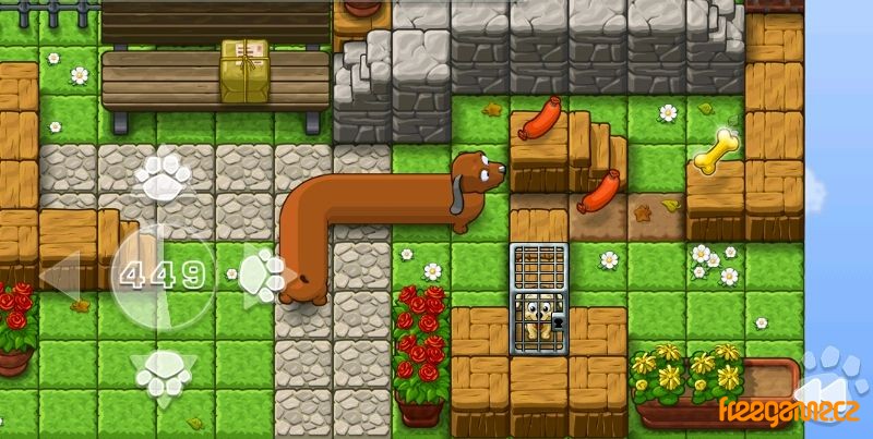 Game save pupies nổi tiếng trên IOS và Android với nhân vật chính là chú chó dachshund