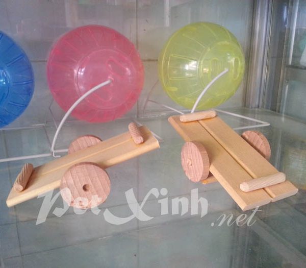 bập bênh hình bánh xe cho hamster