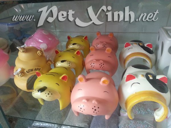 Nhà hamster bằng sứ hình thú ngộ nghĩnh