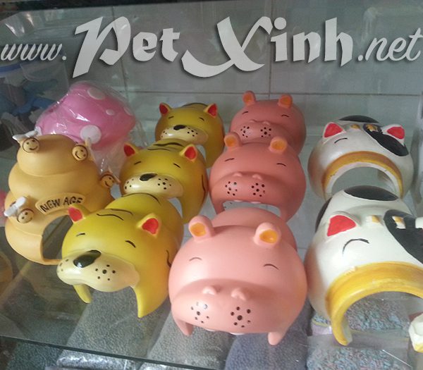 Nhà hamster bằng sứ hình thú ngộ nghĩnh