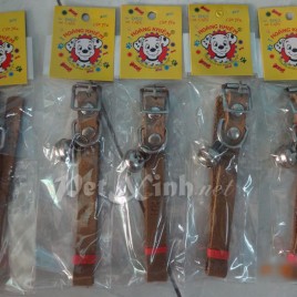 Vòng cổ chó bằng da