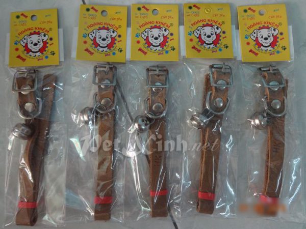 Vòng cổ chó bằng da 1