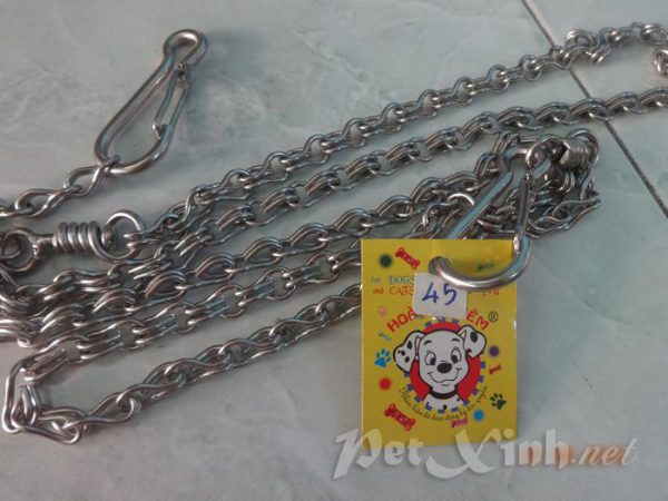 Dây xích dắt chó inox 1