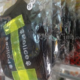 áo chó mèo police