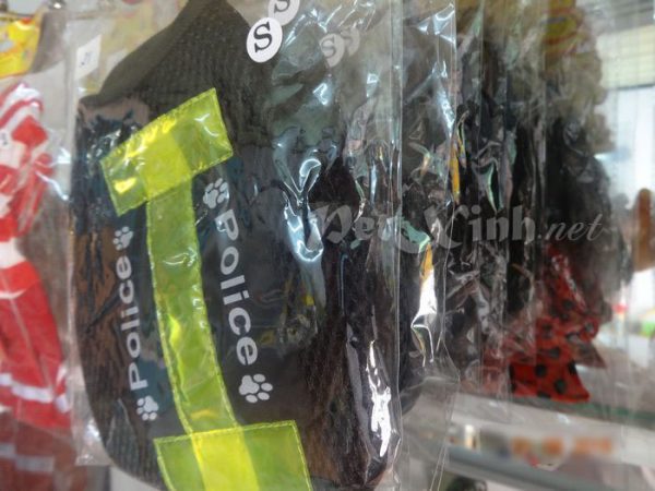 áo chó mèo police