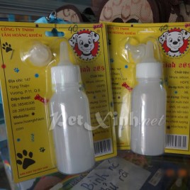 bình sữa chó con