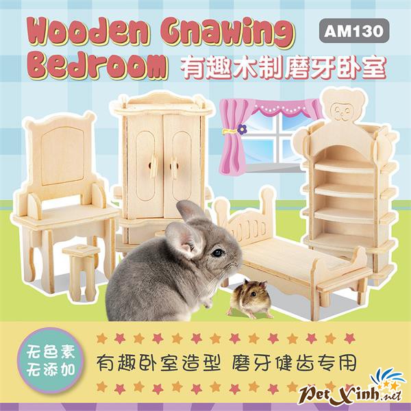 Nhà Ngủ Gỗ Lắp Ráp Kiêm Mài Răng