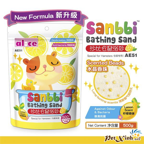 Cát Tắm Hamster 500g - Hương Chanh