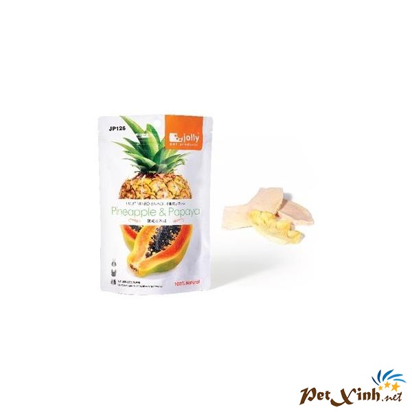 Snack, Đu Đủ, Thơm Cho Hamster 30g