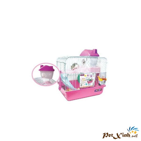 Lồng Công Chúa Hamster Hồng (Không Hộp Đựng)
