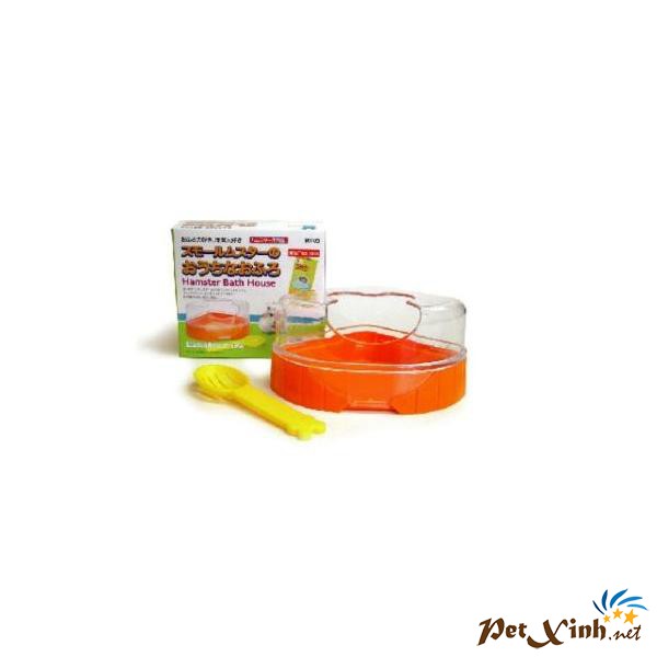 Phòng Tắm 1 Cửa Cho Hamster (Cam)