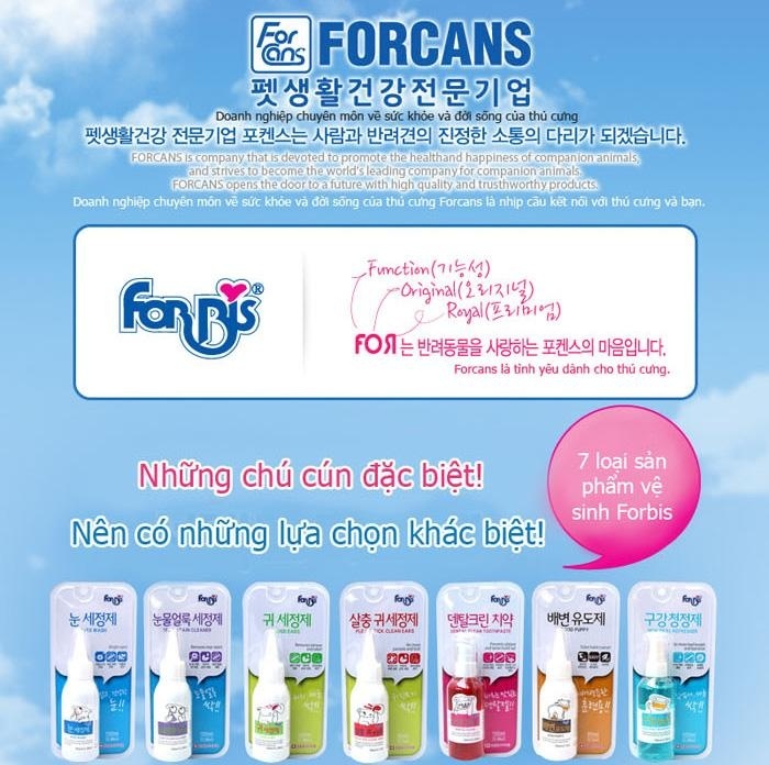 xịt thơm miệng cho thú cưng