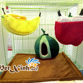 Nhà ngủ cho sóc hình trái cây