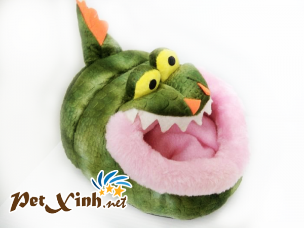 nhà ngủ cho sóc hình cá sấu