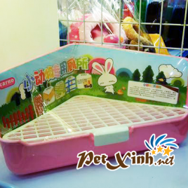 Khay vệ sinh tam giác lớn