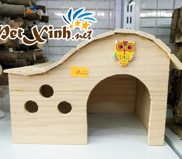 nhà gỗ cho nhím thỏ bọ
