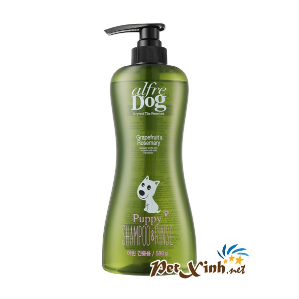 sữa tắm cho chó con alfre dog
