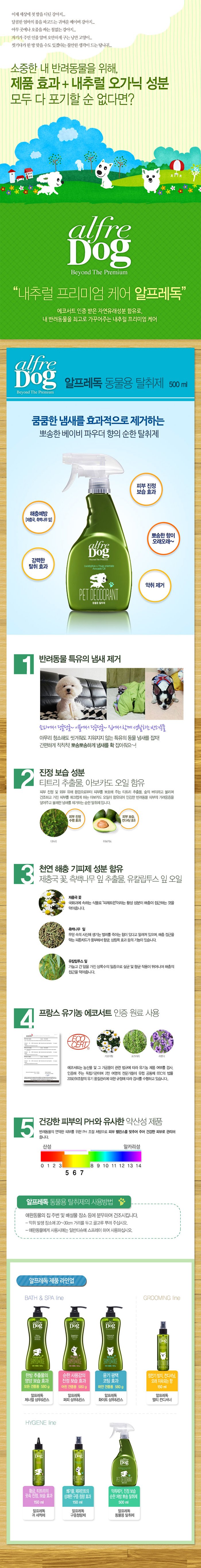 Xịt khử mùi Alfre Dog Deodorizer 1