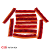 Xương gặm cho chó Snack Inu Thịt ba rọi 2