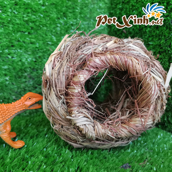 nhà cỏ hình tròn