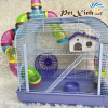 Lồng hamster ống nối mặt mica 1