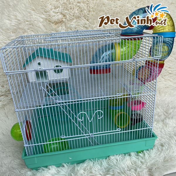 Lồng hamster ống nối