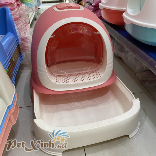 nhà vệ sinh cho mèo máng kéo