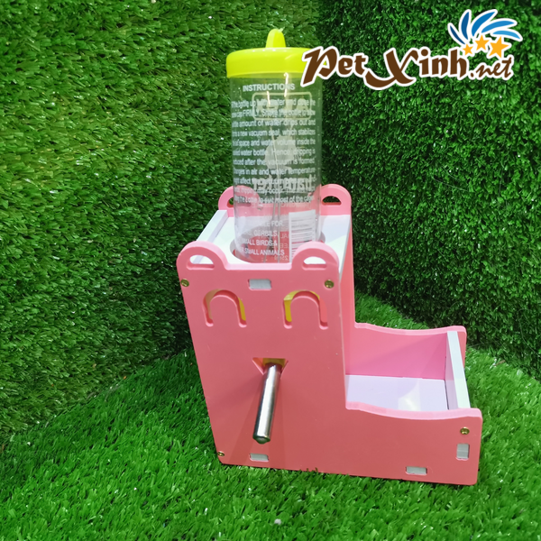 Chén ăn bình nước 2in1 gỗ