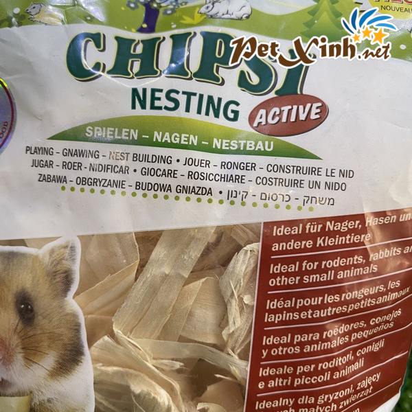 Lót ổ cho hamster Chipsi