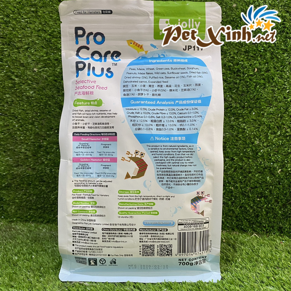 Thức ăn hamster Jolly ProCare Plus