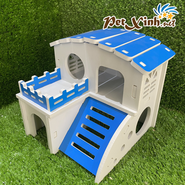 Nhà hai tầng gỗ ghép