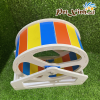 Wheel gỗ cầu vồng