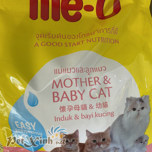 Thức ăn Me-O Mother and Baby Cat 1,1kg
