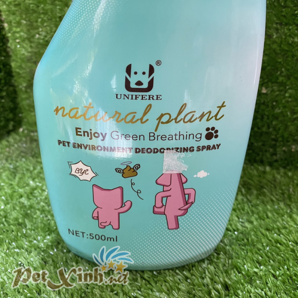 Xịt khử mùi thú cưng UNIFERE 500ml