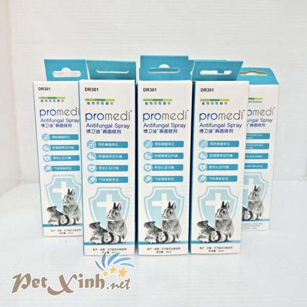 Chai xịt trị nấm da Promedi