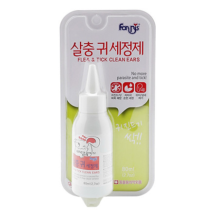 dung dịch vệ sinh tai thú cưng chó mèo Forcans 80ml