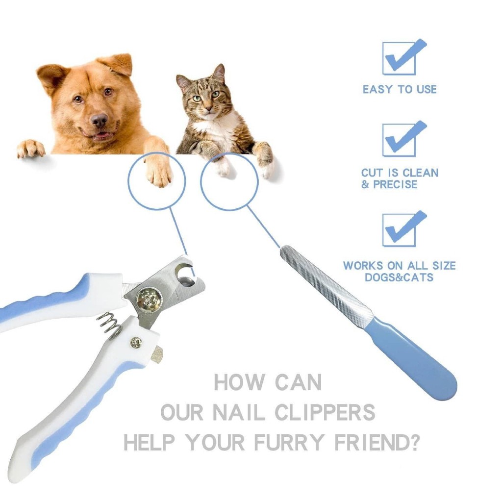 Kềm cắt móng taotaopets 1 Bộ kềm dũa cắt tỉa móng cho thú cưng