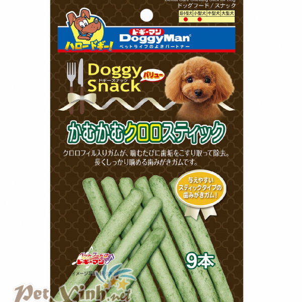 Que gặm da bò giúp thơm miệng Doggy Man