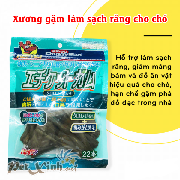 Xương gặm làm sạch răng Doggy Man