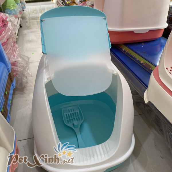 Nhà vệ sinh cho mèo nắp trượt
