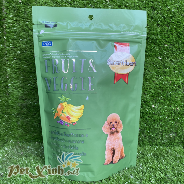 Bánh thưởng cho chó SmartHeart vị trái cây