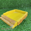 Chén ăn giả gỗ vàng 1 bậc thang cho bò sát