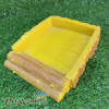 Chén ăn giả gỗ vàng 1 bậc thang cho bò sát