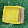 Chén ăn giả gỗ vàng 1 bậc thang cho bò sát