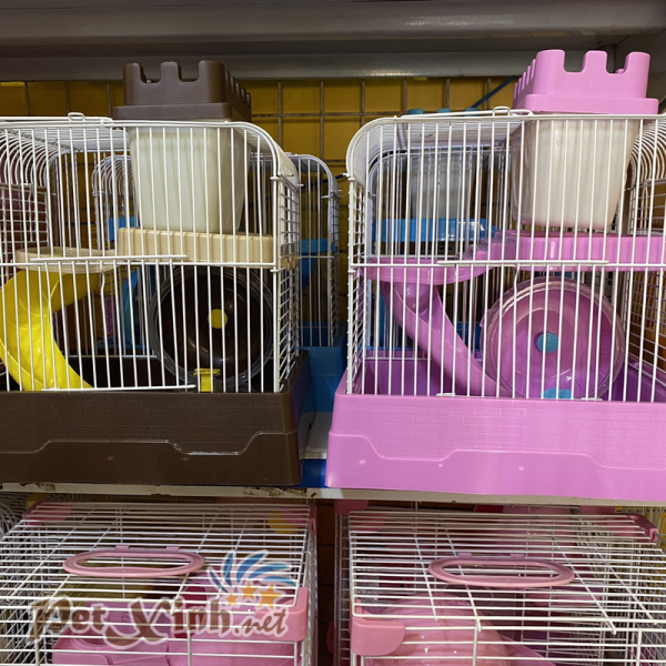 Lồng hamster tường thành mini