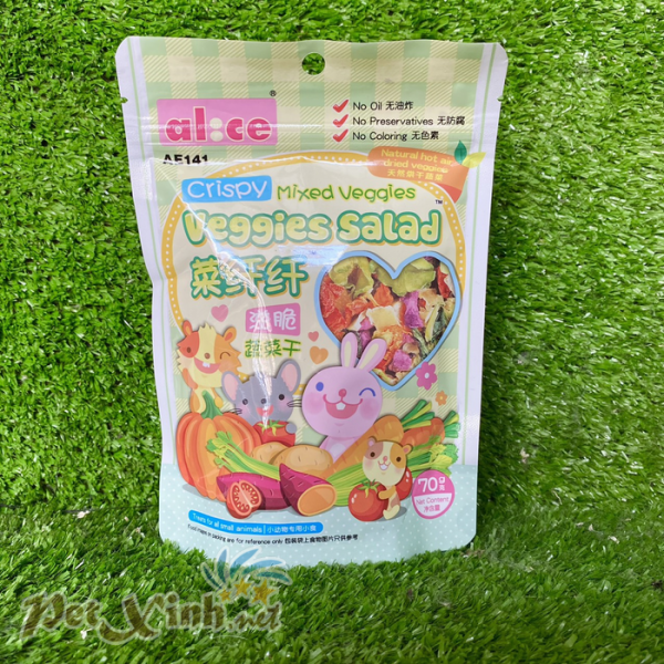 Thức ăn thỏ bọ Alice Veggies Sallad
