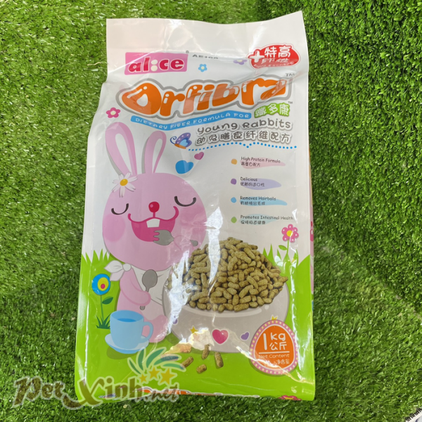 Thức ăn cho thỏ Alice Orfibra