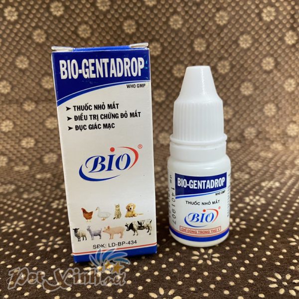Thuốc trị đau mắt cho thú Bio Gentadrop