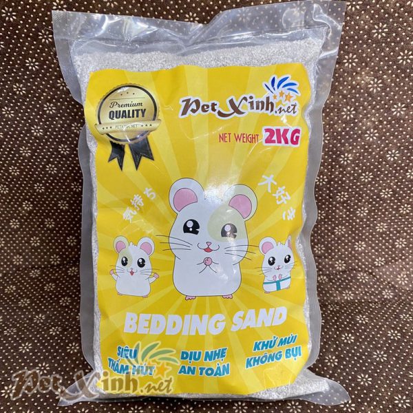 Cát lót chuồng cho hamster PetXinh